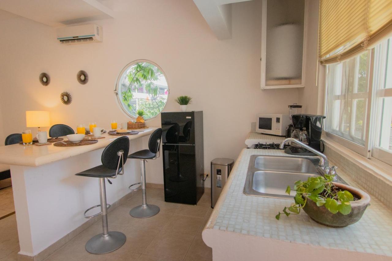 Nasim Condo Hotel Con Acceso Beach Club Gratis, Metros 5Th Avenida Playa del Carmen Ngoại thất bức ảnh