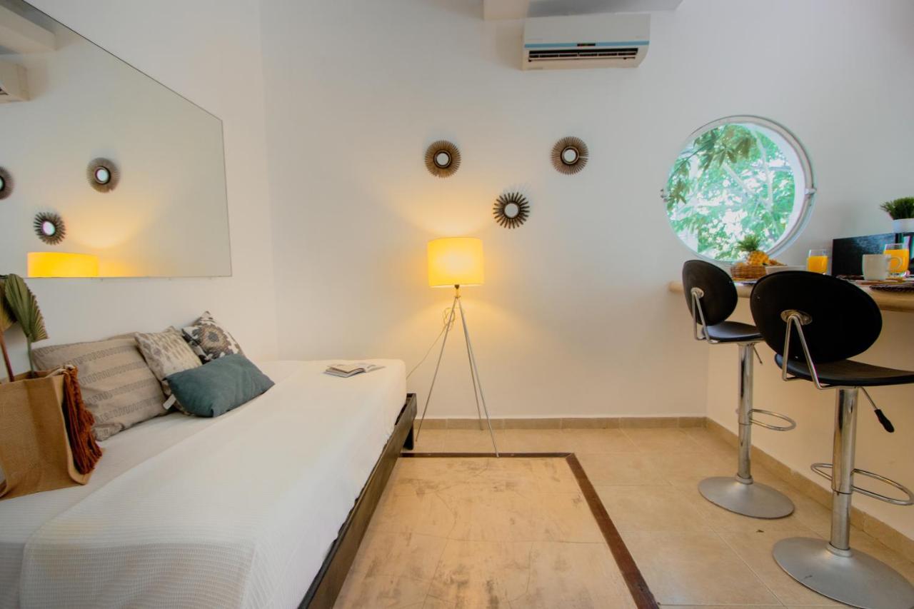 Nasim Condo Hotel Con Acceso Beach Club Gratis, Metros 5Th Avenida Playa del Carmen Ngoại thất bức ảnh