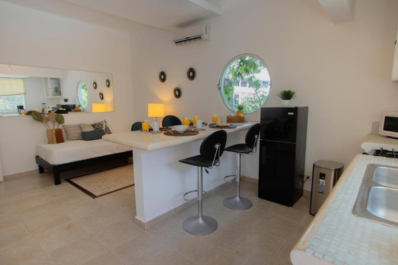 Nasim Condo Hotel Con Acceso Beach Club Gratis, Metros 5Th Avenida Playa del Carmen Ngoại thất bức ảnh