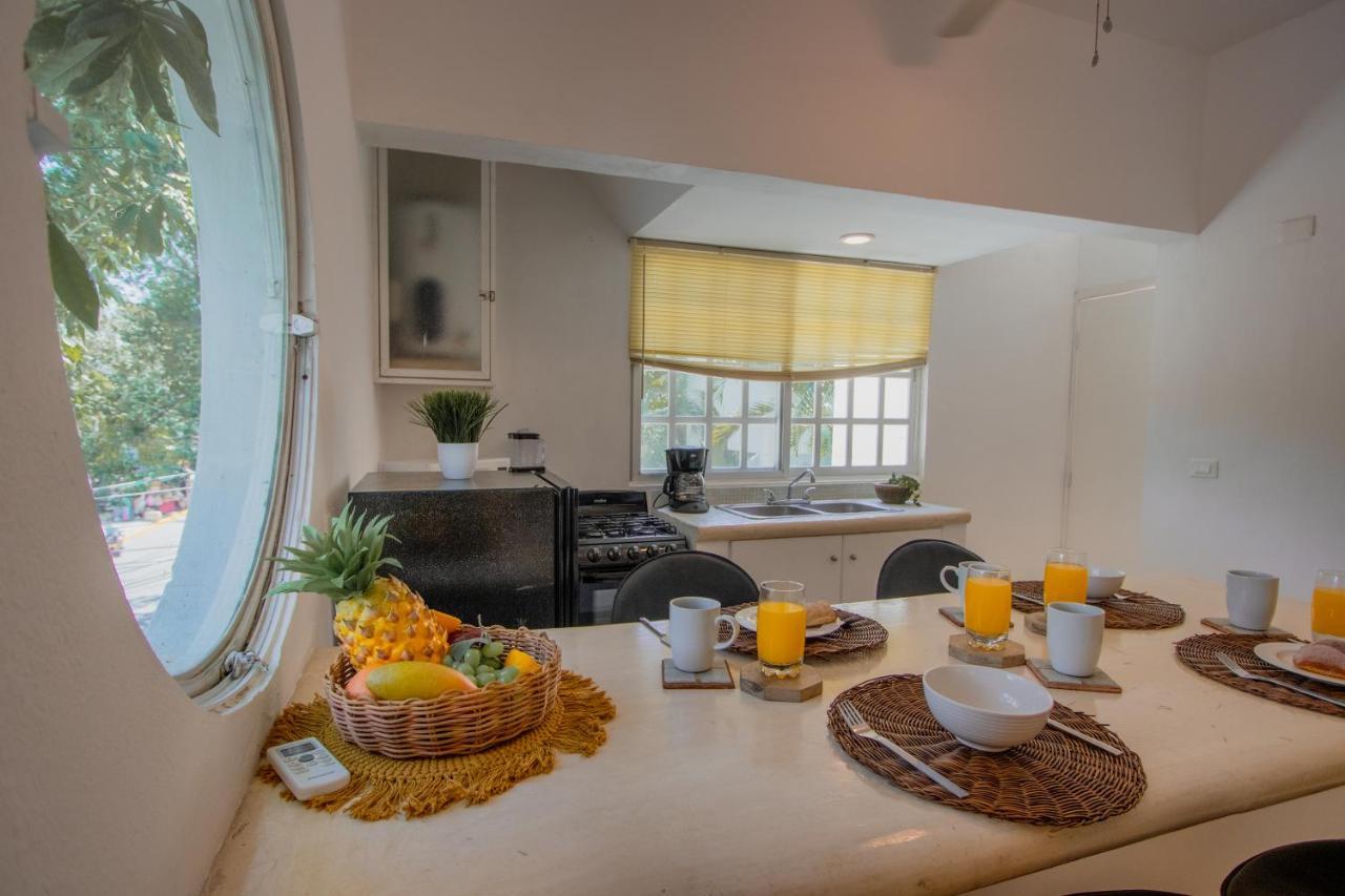 Nasim Condo Hotel Con Acceso Beach Club Gratis, Metros 5Th Avenida Playa del Carmen Ngoại thất bức ảnh