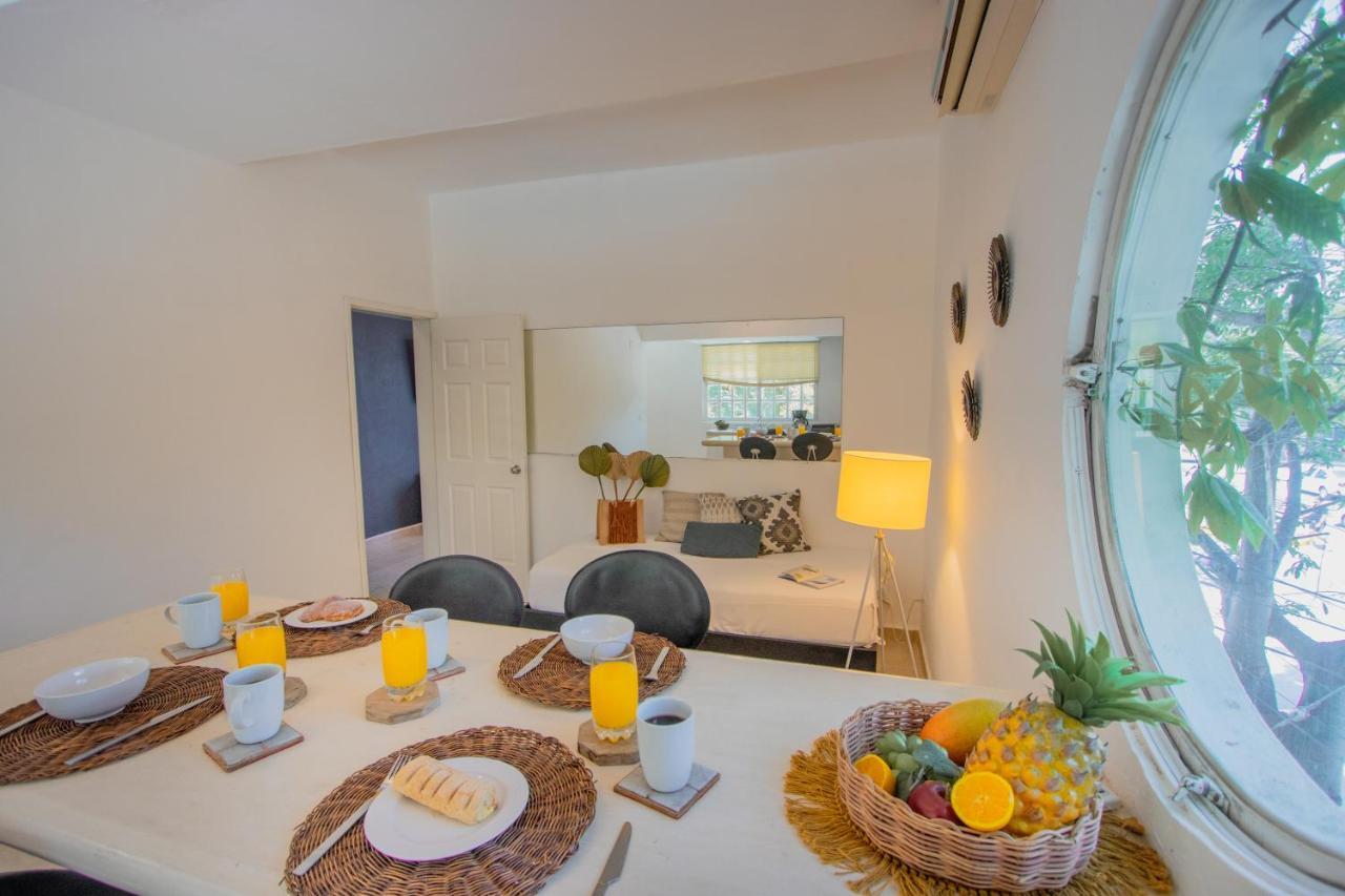 Nasim Condo Hotel Con Acceso Beach Club Gratis, Metros 5Th Avenida Playa del Carmen Ngoại thất bức ảnh
